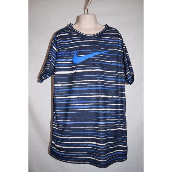 Nike Dri-Fit Blue Athletic T size Large - Picture 1 of 4